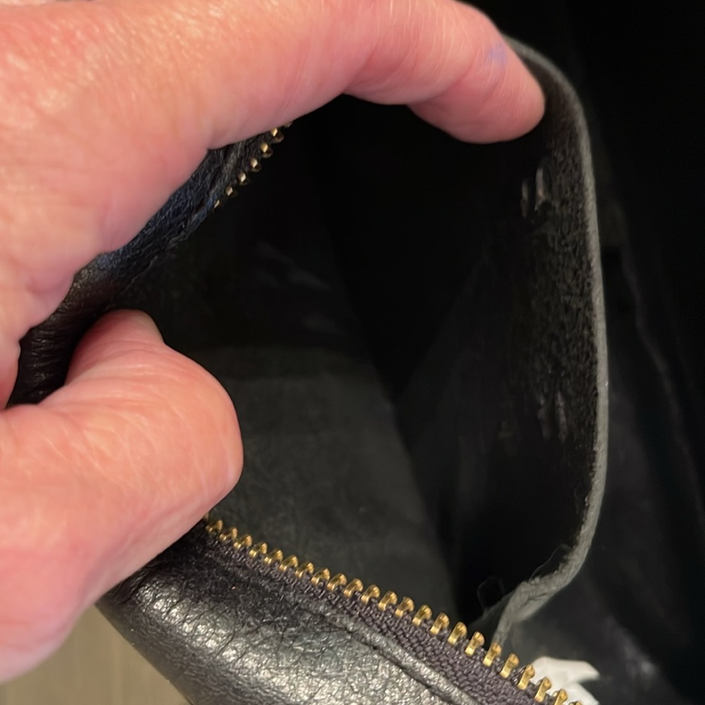 Madewell Transport Camera Bag Black Leather Crossbody Bag with Two Straps - Picture 14 of 17